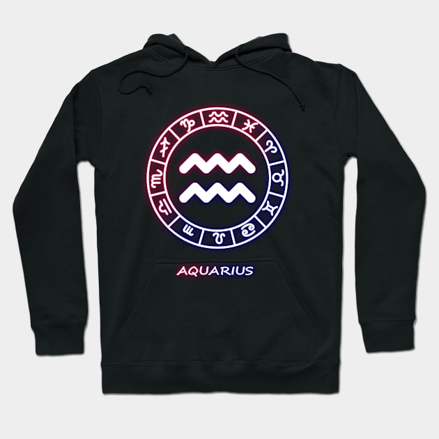 AQUARIUS Hoodie by canzyartstudio